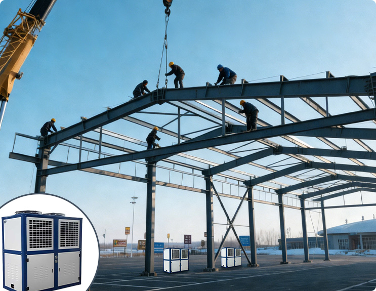 赛北第3代钢结构冰雕馆